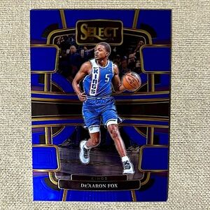 De’Aaron Fox ‘23 Panini Select Sacramento Kings NBA Basketball Card Concourse
